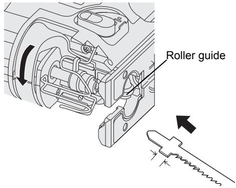 PANASONIC EY-4550 - Installing and removing the blade Installation - 2