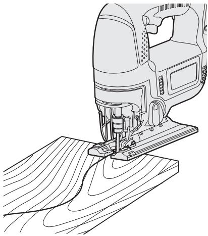 PANASONIC EY-4550 - Zagen langs gemarkeerde lijnen - 1