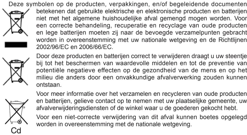 PANASONIC EY-4550 - Informatie voor gebruikers betreffende het verzamelen en verwijderen van oude uitrustingen en lege batterijen - 1