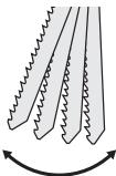 PANASONIC EY-4550 - Adjusting the orbital stroke mode - 4