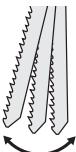 PANASONIC EY-4550 - Adjusting the orbital stroke mode - 3