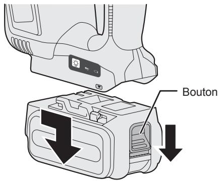 PANASONIC EY-4550 - Fixation ou retrait de la batterie autonome - 2