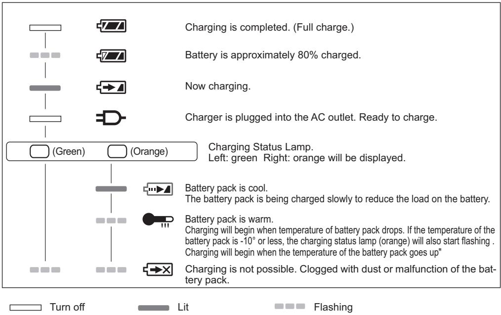 PANASONIC EY-4550 - LAMP INDICATIONS - 1