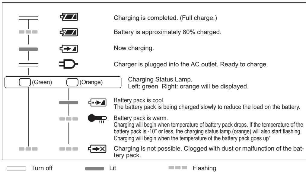 PANASONIC EY-7442 - LAMP INDICATIONS - 1