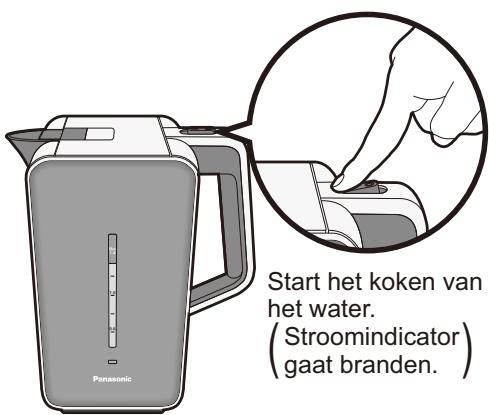 PANASONIC NC-DK1WXE - Zet de stroomschakelaar aan. (Druk op "I") - 1