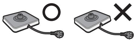 PANASONIC NC-ZK1 - Close the lid, put the kettle on the power base and insert the mains plug. - 3