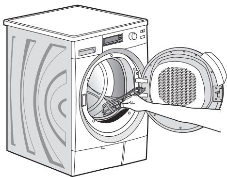 PANASONIC NH-P80S1 - Nettoyage du logement du filtre - 1