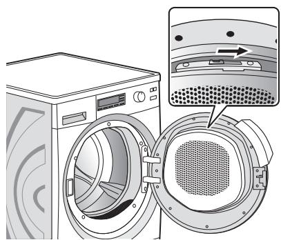 PANASONIC NH-P80S1 - Nettoyage du filtre à peluches - 1
