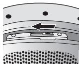 PANASONIC NH-P80S1 - Nettoyage du filtre à peluches - 4