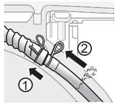 PANASONIC NH-P80S1 - Connexion du tuyau et de l'alimentation - 1