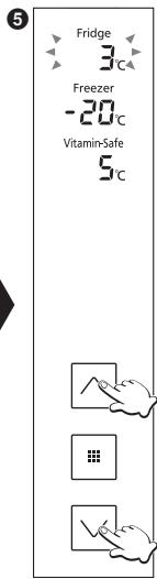 PANASONIC NR-B32FW2 - Impostazione della temperatura - 6