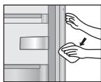 PANASONIC NR-B32FW2 - Joint d'ouverture de porte - 1