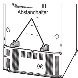 PANASONIC NR-B32FW2 - Montieren der Abstandshalter - 5