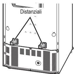 PANASONIC NR-B32FW2 - Installazione dei distanziali - 5