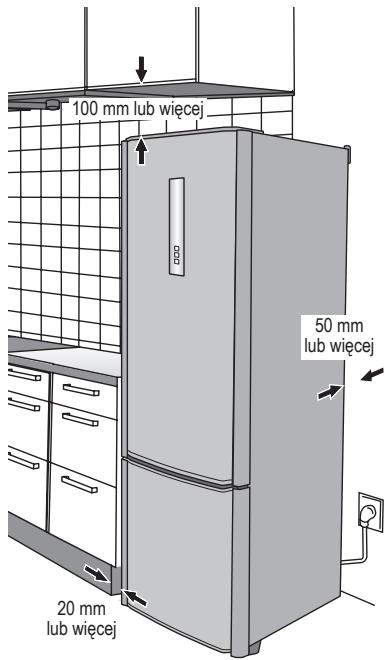 PANASONIC NR-B32FW2 - Instalacja podkliadek dystansowych - 2