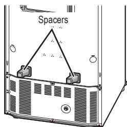 PANASONIC NR-B32FW2 - Installing the spacers - 5