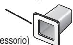 PANASONIC NR-B32FW2 - Installazione dei distanziali - 1