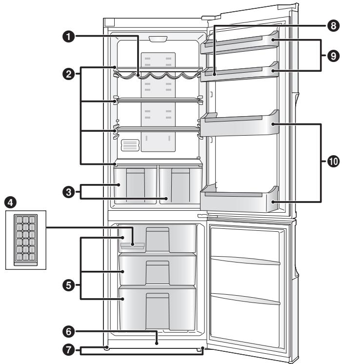 PANASONIC NR-B32SW1 - Komora zamrażarki - 2
