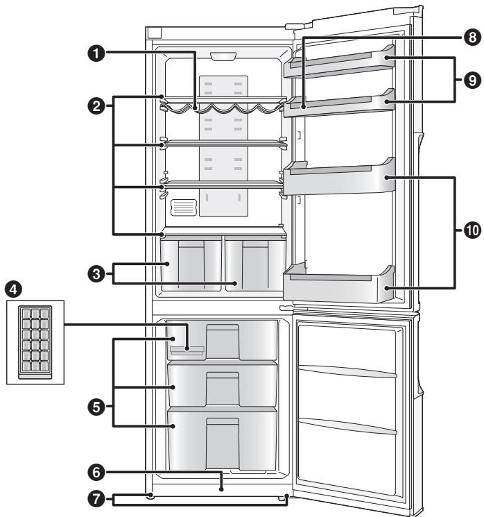 PANASONIC NR-B32SW1 - Gefrierfach - 2