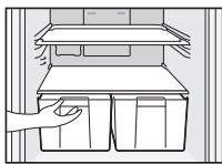 PANASONIC NR-B32SW1 - Glass shelves - 1