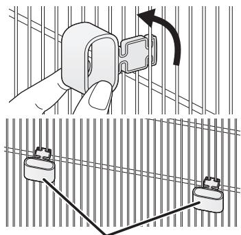 PANASONIC NR-B32SW1 - Installazione delle guide di distanza - 1