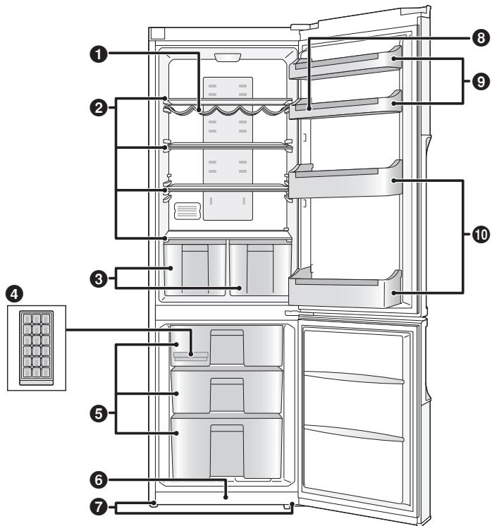 PANASONIC NR-B32SW1 - Prostormraznicky - 2