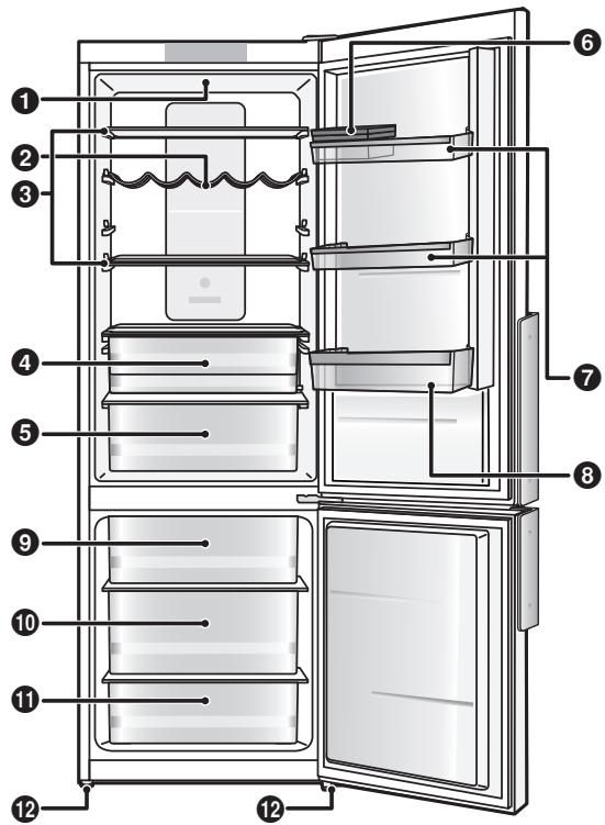 PANASONIC NR-BN31AS1 - Compartiment du congélateur - 2