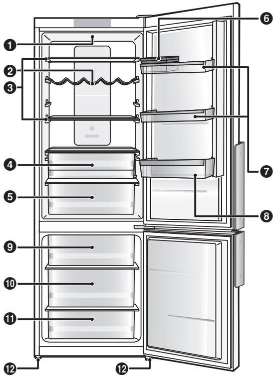 PANASONIC NR-BN31AW1 - Diepvriesvak - 2