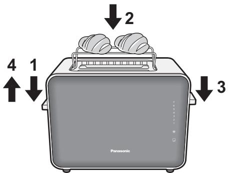 PANASONIC NT-ZP1 - ~Broodjes opwarmen~ - 1