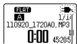 PANASONIC RR-XS400E - Press and hold [STOP/RETURN] on the unit while connecting the unit to the computer's USB port. - 2