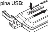 PANASONIC RR-XS410E - Caricamento della batteria - 2
