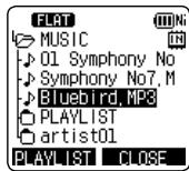 PANASONIC RR-XS410E - Registering your favourite tracks to a playlist - 1