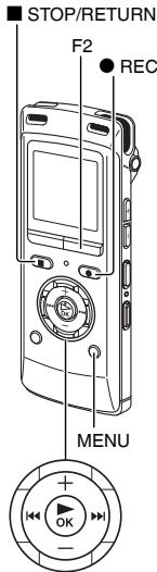 PANASONIC RR-XS410E - Adjusting the recording level manually - 2