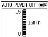 PANASONIC RR-XS410E - AUTO POWER OFF - 1
