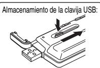 PANASONIC RR-XS410E - Saque la clavija USB. - 2