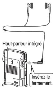 PANASONIC RR-XS410E - Écouter des données audio avec les écouteurs - 1
