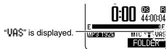 "VAS" is displayed.