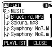 IN FLAT MUSIC Bluebird. MP3 Sakura. mp3 Symphony No7. M Symphony No9. m PLAYLIST CLOSE