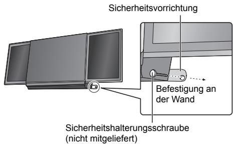 PANASONIC SC-HC38DBEG - Anleitung zur Wandmontage - 10