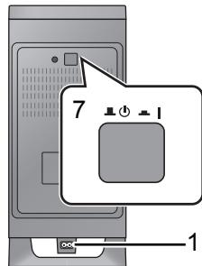 PANASONIC SC-HTB520 - Cet apparéil et le caisson des graves actif (Arrière) - 2
