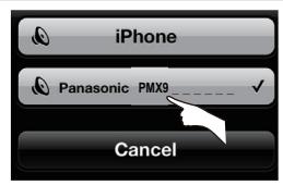 PANASONIC SC-PMX9EG - Sélectionnez "Panasonic PMX9 - 3