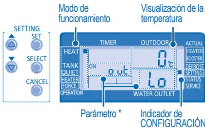 PANASONIC WH-UD12CE5A1 - MODO DE AJUSTE DEL SISTEMA - 1