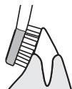 PANASONIC EW-DL82 - How to apply/move when brushing your teeth - 2