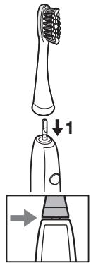 PANASONIC EW-DL82 - Uso del cepillo de dientes - 1