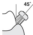 PANASONIC EW-DL82 - Cómo aplicar/mover durante el cepillado dental - 1