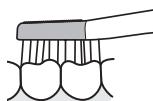 PANASONIC EW-DL82 - Hoe de tandenborstel aanbrengen/bewegen bij het poetsen van uw tanden - 3