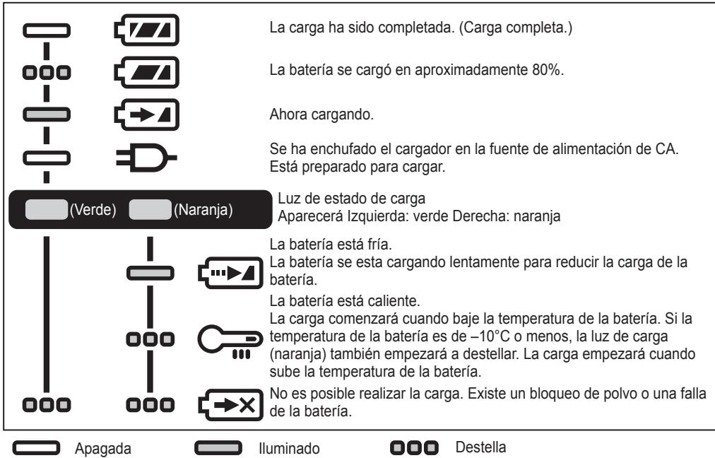 PANASONIC EY74A2 - INDICACION DE LA LÁMPARA - 1