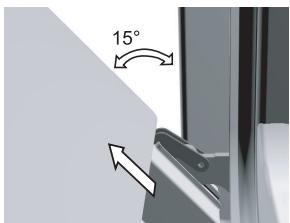 PANASONIC HLCK655B - ENLEVER ET REMPLACER LA PORTE DU FOUR - 2