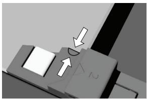 PANASONIC HLCK655B - ENLEVER LA PORTE VITRÉE INTÉRIÉURE - 4