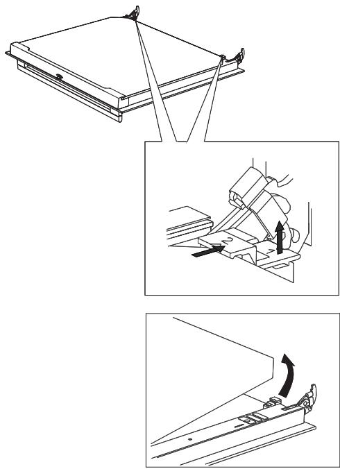 PANASONIC HLPX665S - Enlever et mettre en place la porte du four - 1